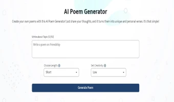 Aipoem-generator review: A very honest Feedback